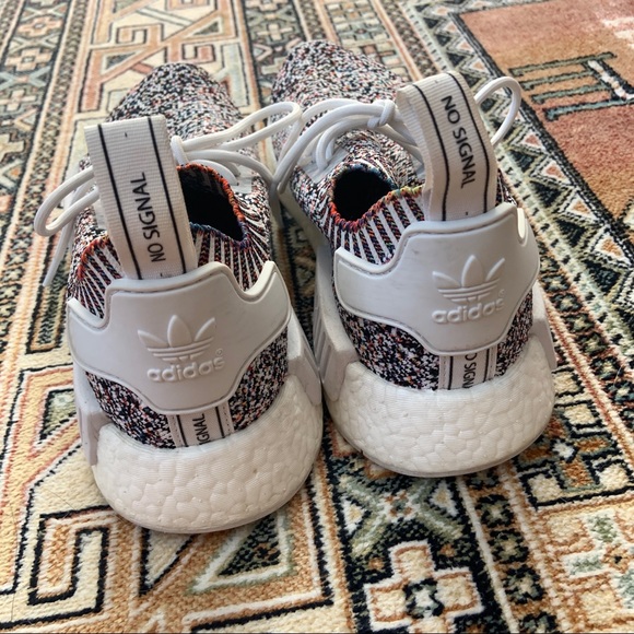 Adidas NMD R1 PK Primeknit Color Static Sneakers BW1126 - Picture 7 of 13